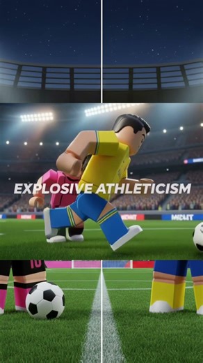 Messi vs CR7 😤 Roblox Legends #roblox #cr7 #messi #football