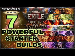 [0.5] 7 POWERFUL LEAGUE STARTER BUILDS FOR PATH OF EXILE 2 - RETURN OF THE ANCIENTS - PoE 2 Builds