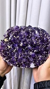 18K views · 2.9K reactions | Wow so pretty amethyst! | Appreciation of Rough Crystal | Facebook