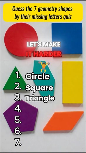 Can You Beat This Geometry Shapes Challenge #quiz #brainteaser