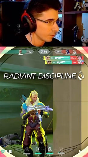 1 Top Radiant - Trigger Discipline 🏆 valorant live streamer gameplay highlights daily clips shorts