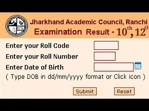 JAC Board Result 2022 : 10th And 12th Board Examination Result | NEW