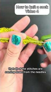 How to knit a sock video 4. Let’s practice magic loop a little more 🤩
