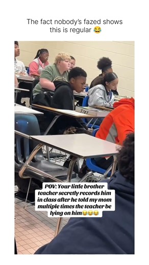 As a teacher, the fact that the class isn’t fazed means it happens constantly!