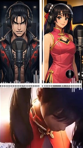 Jin & Xiaoyu 💔 #duet #splitscreen #anime #tekken8 #nobatidao