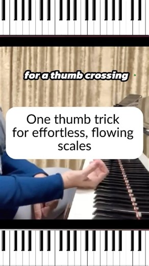 The thumb exercise that actually works #piano #technique