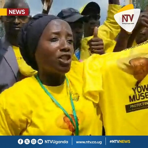 39K views · 925 reactions | As National Unity Platform (NUP) presidential candidate Robert Kyagulanyi Ssentamu prepares to hold campaign rallies in Mbarara City and Mbarara District today, NRM supporters in the Ankole region continue to project the party’s strong presence by organizing a group of youths to march through the streets of Bwizibwera and Rubindi in Mbarara District, clad in yellow T-shirts. #NTVNews | NTV Uganda | Facebook