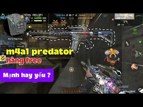CF LEGENDS | m4a1 predator [VIP] hàng free yếu hay mạnh ?