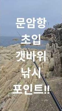 Rock Fishing Spot at the Entrance of Munam Port, Goseong-gun, Gangwon-do!!