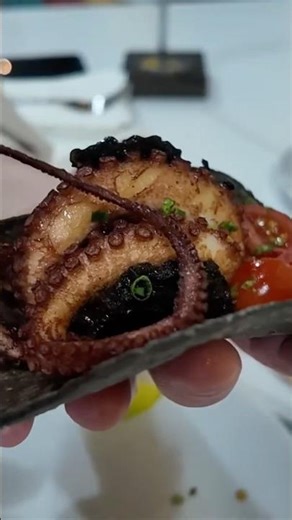 Black Shell Octopus Taco - Is It Actually Good? #foodie #seafood #mukbang