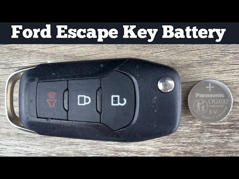 2020 - 2024 FORD ESCAPE Key Fob Battery Replacement - How To Replace Change Remote Batteries DIY