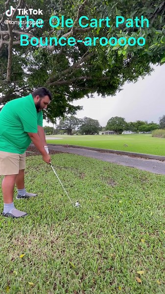 That cart path’s got my back #golfer #golflife #golfing