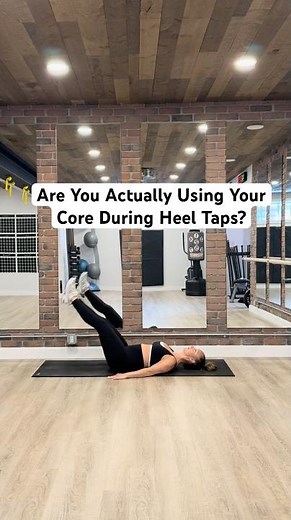 How to Do Heel Taps Correctly | Engage Your Core Properly