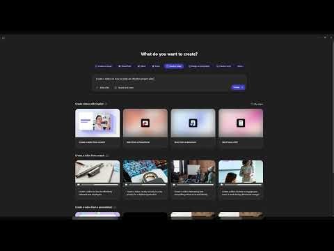 How to Create a Video using Copilot for Microsoft 365 - 1 Minute