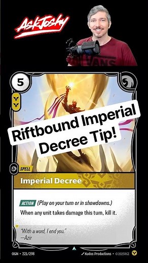 Riftbound Imperial Decree Rule Tip 📝 Did You Know That Deck List Strategy League of Legends TCG