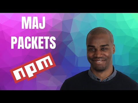 Comment mettre à jour les node modules?