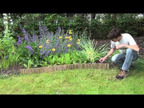 Bamboo Lawn Edging Roll