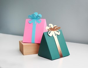 Bow Gift Box SVG Template for Cricut: Gift Card Holder, Wedding Favor (digital Download) - Etsy