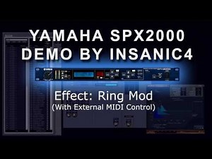 Yamaha SPX2000 Demo With Synths
