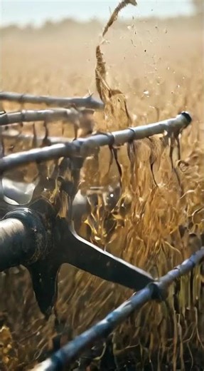 The Powerhouse of the Paddy Fields”#SmartFarming #CombineHarvester #AgriMachinery