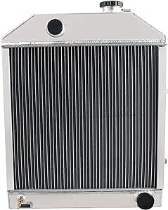 ALLOYWORKS 3 Row Core Full Aluminum Radiator for Ford Tractor C7NN8005H 2000 2600 3000 3600 4000, C7NN8005N Ford, E0NN8005KA15M Ford