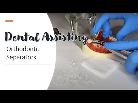 Placing and Removing Orthodontic Elastic Separators