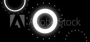 Bursting Circle Transition Effects in 4K for Motion Graphics with Black screen background Stock Video