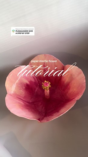 Paper Mache Flower Tutorial for Creative Crafters