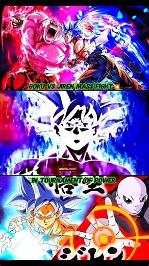 goku vs jiren full fight 💥 #anime #dragonball #goku #jiren #tamilbgm #trending #shortsfeed #shorts
