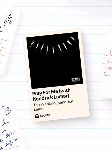 Pray For Me: The Weeknd & Kendrick Lamar Lyrics Video