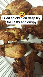Fried chicken on deep fry so Tasty and crispy my version #friedchicken | Ruby Madehanon Rodriguez