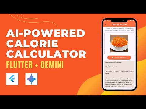 I Built an AI Calorie Calculator App using Flutter + Gemini under 10 minutes!