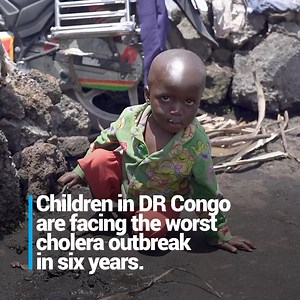 8.9K views · 610 reactions | Children in the eastern Democratic Republic of Congo are facing the worst cholera outbreak in six years. UNICEF is on the ground but urgent support is needed to scale up prevention and response activities for every child and their family. | UNICEF | Facebook