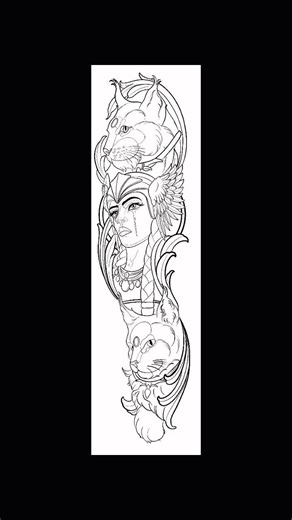 Diosa Freya y sus gatos nórdicos Este tatuaje lo realicé en el viva la tinta me encantó participar en ese evento ya que fue una de las primeras expos de tatuaje a la que fui y me lleno de emoción participar con esta pieza !! #tattoo #tatuajecolor #neotraditionaltattoo #neotradi #ink #vivalatinta #colortattoo