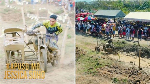 Mga tricycle sa San Jose del Monte, Bulacan, nagkarerahan para sa kanilang taunang off road tricycle competition! | Kapuso Mo, Jessica Soho