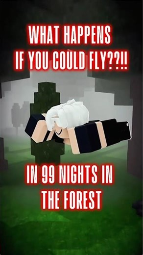 The Flying Glitch You Should NEVER Try in 99 Nights 😱 #shorts