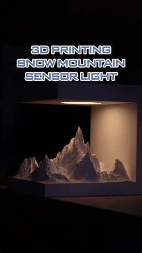 3D Printing - Snow Mountain Sensor Light