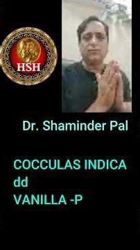 VANILLA DD COCC AND CARC - Dr.Shamider Pal @hsh_homeopathy