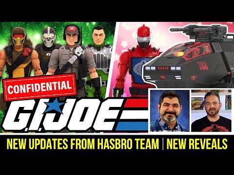 HUGE G.I. Joe Updates From Hasbro Team | NEW Classified Secrets Revealed | SDCC Preview