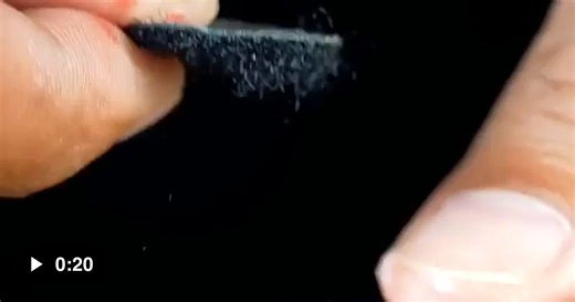 Macro view shows how Velcro works - Video