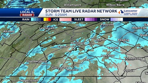 Live Local 8 shows where light showers and drizzle are falling this morning. We'll get a break once this moves west before showers return later today in the east. Best chance for the area is towards evening. #PAwx | WGAL News 8 Storm Team