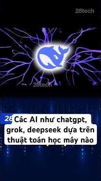 What machine learning algorithms are AIs like ChatGPT, Grok, and DeepSeek based on? #28tech