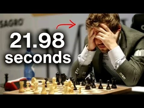 The Fastest Win of Magnus Carlsen's Career