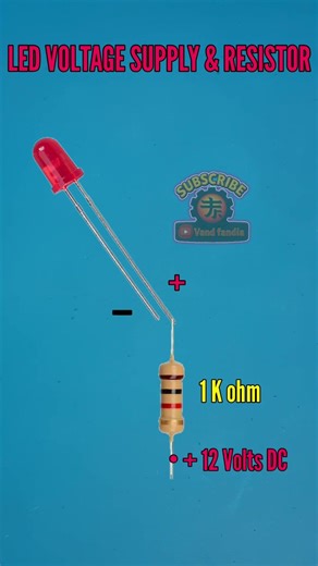 LED protection Resistor at Voltage #electronic #diy #repair #led #tech #ideas #light