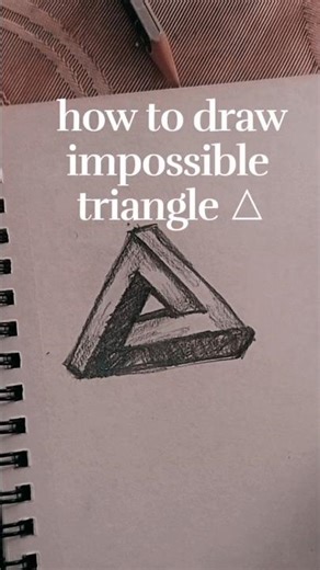 How to draw illusion ​△ in 20 Seconds! ✏️✨ #draw #drawingtutorial l #howtodraw #artshorts
