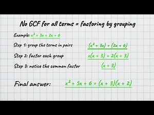 Factoring Made Easy: Step-By-Step Algebra Tutorial for Beginners | Math Explained Simply