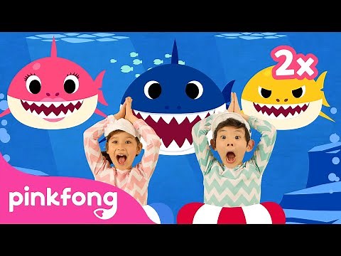 FASTER Version of Baby Shark Dance | 2x FASTER | Animal Song | Pinkfong Official