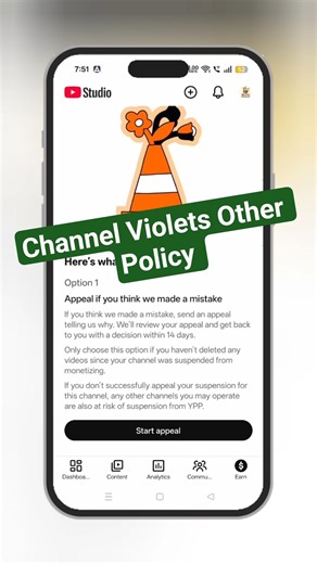 Channel Violets Other Policy Problem Solve 101% | Appeal Video Kaise Banaye | #appeal #shorts