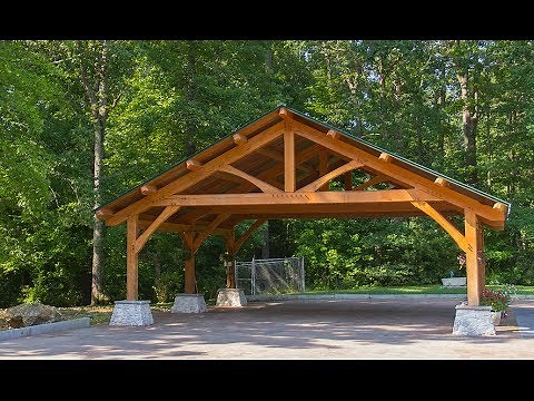Beach Wood Timber Frame Carport Build - Part 2