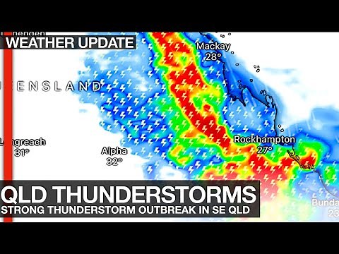 Powerful Severe Thunderstorms are Forecast in Brisbane and Southeast Queensland this Weekend